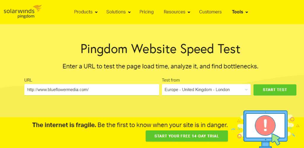 Pingdom - How to Check Your Website’s Loading Speed?